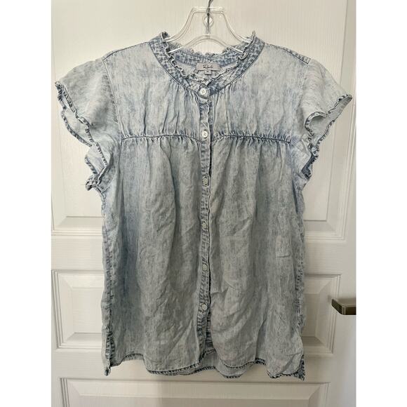 Rails Ruthie Top Light Acid Wash Size Medium - Picture 11 of 14